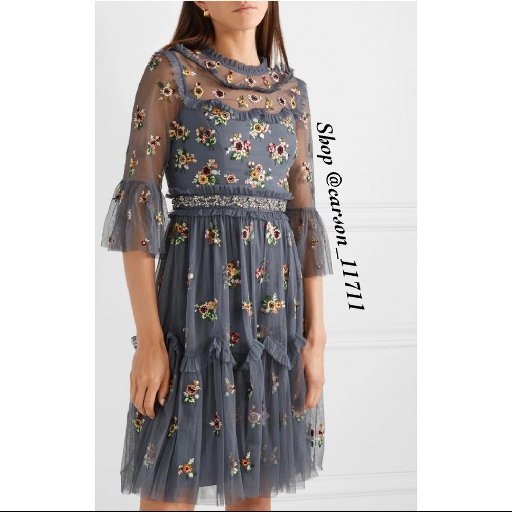 NWT Needle & Thread Magdalena Mini Dress 2